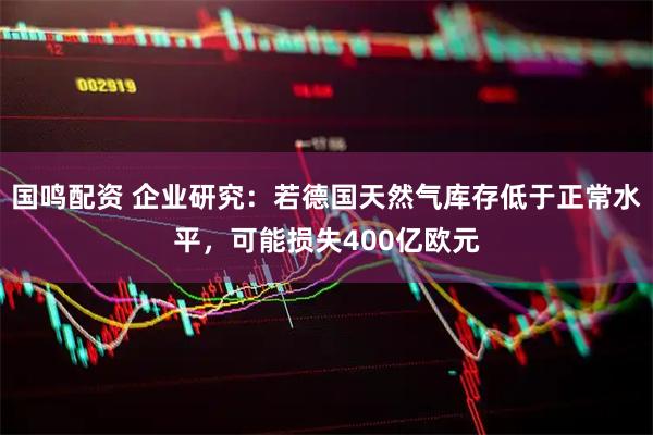 国鸣配资 企业研究：若德国天然气库存低于正常水平，可能损失400亿欧元